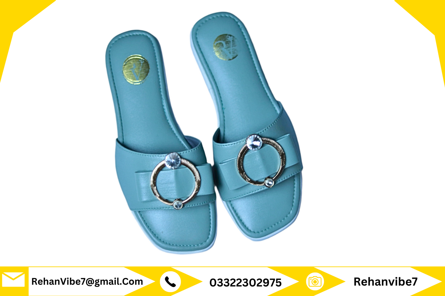 Trendy Blue Women’s Sliders – Comfy & Chic