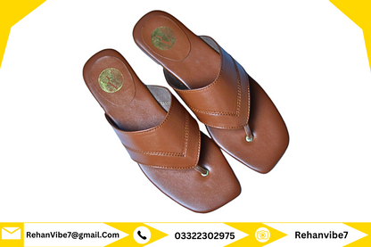 Stylish Brown Women’s Slippers